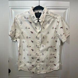 Denim & Flower Sleigh Bells Ring NWT